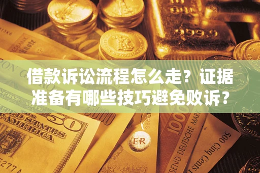 济南借款诉讼流程怎么走？证据准备有哪些技巧避免败诉？