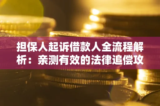 济南担保人起诉借款人全流程解析：亲测有效的法律追偿攻略