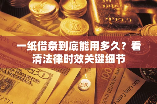 济南一纸借条到底能用多久？看清法律时效关键细节