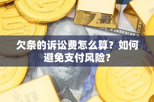 济南欠条的诉讼费怎么算？如何避免支付风险？