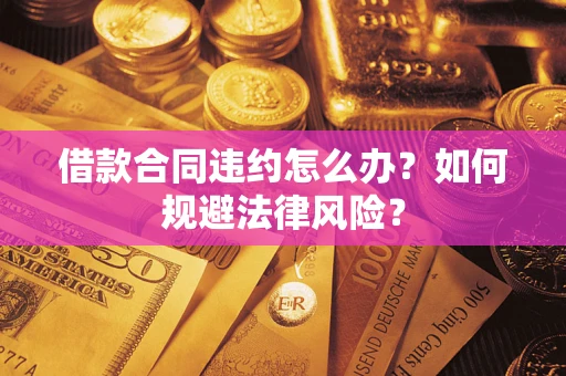 济南借款合同违约怎么办？如何规避法律风险？